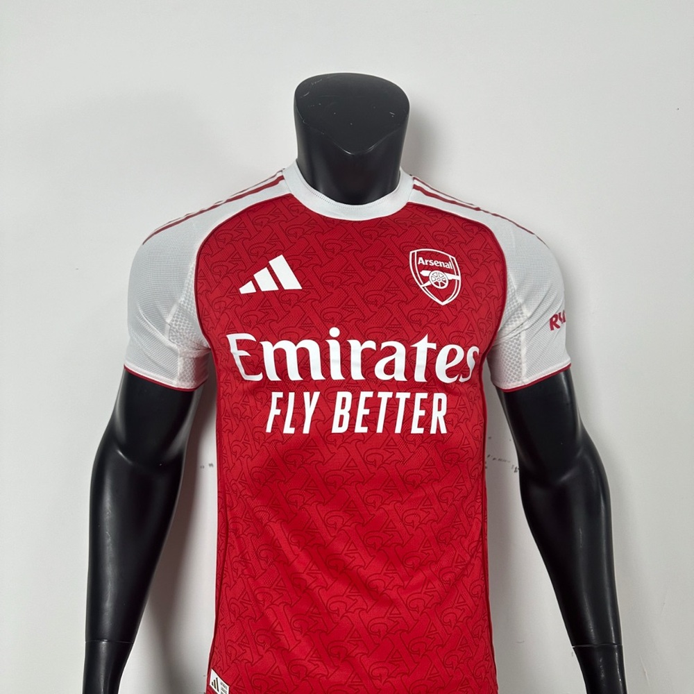 Adidas Red and White Arsenal Jersey